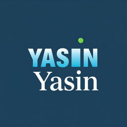 A clean and modern logo for a hygiene detergent store named 'Yasin'