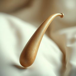 A highly detailed artistic representation of a long, elegantly shaped penis, portrayed with a focus on aesthetic beauty and anatomical precision