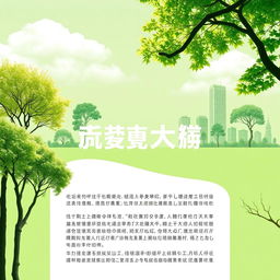 A visually striking image for the '绿途创享' project, designed for placement above a Word document