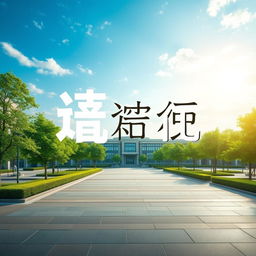 A visually striking image for the '绿途创享' project, designed for placement above a Word document