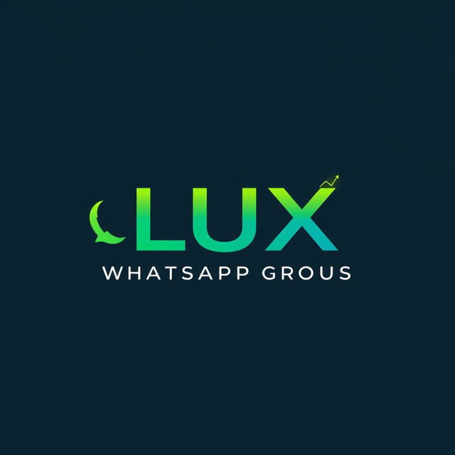 A sleek and modern logo design for a WhatsApp group focused on sales and marketing