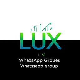 A sleek and modern logo design for a WhatsApp group focused on sales and marketing