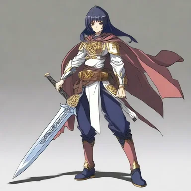 The main character in the anime series was a courageous Levantine warrior.