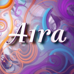 A visually striking poster featuring the name 'Ara' in a bold, artistic font