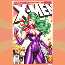 A Marvel Comics cover featuring Gamora from the X-Men