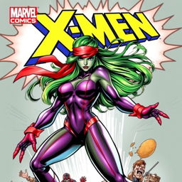 A Marvel Comics cover featuring Gamora from the X-Men