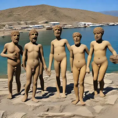 According to Greek mythology, the Lilliputians were a race of tiny people who lived on the island of Lemnos