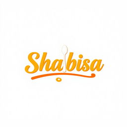 A logo design for a restaurant named 'Shabisa', featuring an elegant and modern style