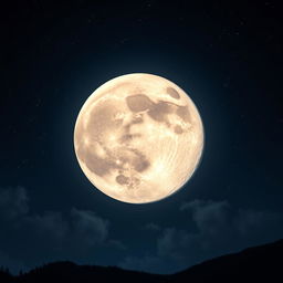 A stunning view of the moon, showcasing its craters and textures in vivid detail