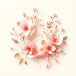 A beautifully artistic representation focusing on the theme of femininity and nature