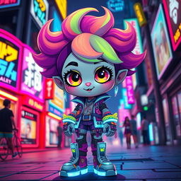 A Pexil character, featuring a vibrant and stylized design