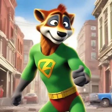 The Madagascan superhero used his unique abilities to save the city from destruction.