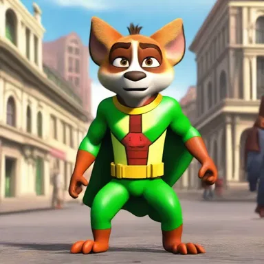 The Madagascan superhero used his unique abilities to save the city from destruction.