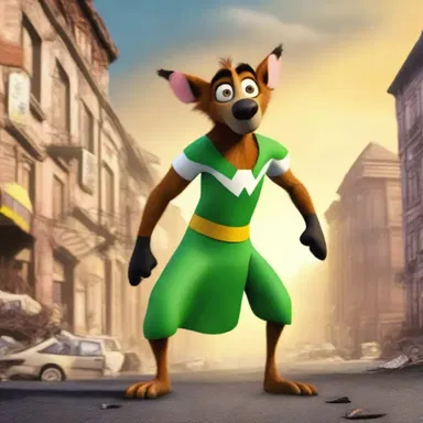 The Madagascan superhero used his unique abilities to save the city from destruction.