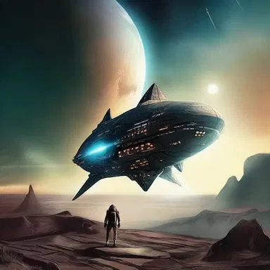 In the science fiction novel, the protagonist encounters a Magyar spaceship from the planet Hungary.