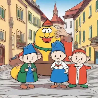 The iconic Magyar characters from a popular cartoon series are loved by children all over Hungary.