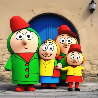 The iconic Magyar characters from a popular cartoon series are loved by children all over Hungary.