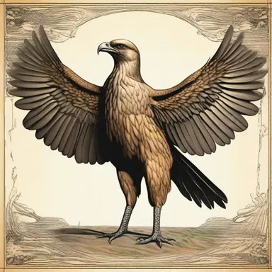 According to Magyar mythology, the Turul, a large bird of prey, was believed to be a sacred creature with divine powers.