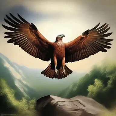 According to Magyar mythology, the Turul, a large bird of prey, was believed to be a sacred creature with divine powers.