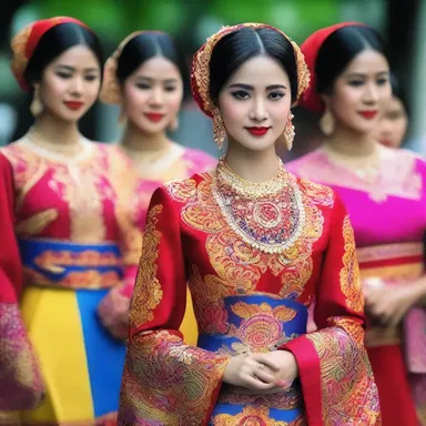 The fashion industry in Malayan countries is known for its vibrant and colorful traditional clothing.