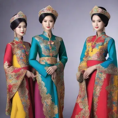 The fashion industry in Malayan countries is known for its vibrant and colorful traditional clothing.