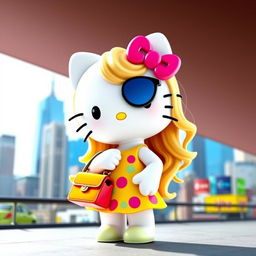 A cute Hello Kitty character inspired by Andie Anderson from the movie 'How to Lose a Guy in 10 Days'