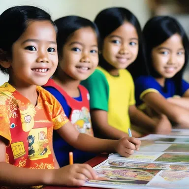 Children in Malayan culture grow up watching popular Malayan cartoons that showcase the local language and traditions.