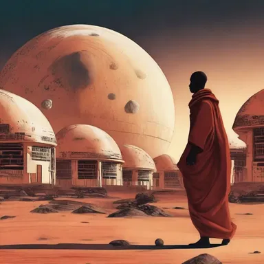 The science fiction novel explores a futuristic Malian society where humans have colonized other planets.