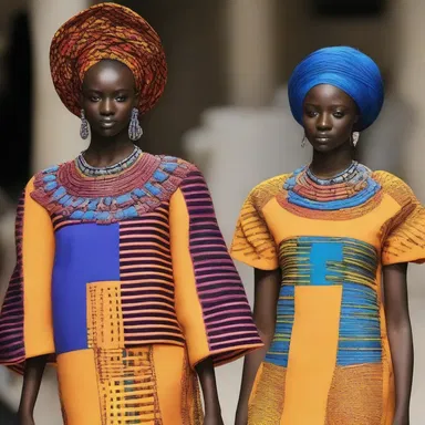 The Malian designer showcased a stunning collection at Paris Fashion Week, featuring vibrant colors and traditional textile patterns.