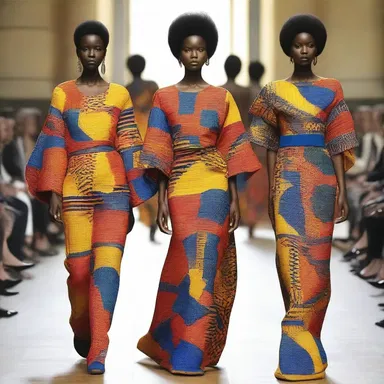 The Malian designer showcased a stunning collection at Paris Fashion Week, featuring vibrant colors and traditional textile patterns.
