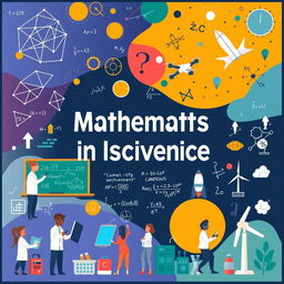 An illustrated poster showcasing the significant role of mathematics in science and innovation