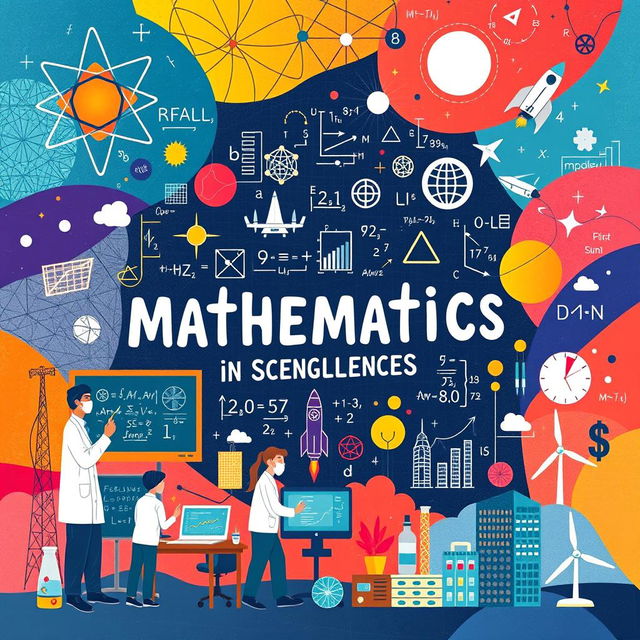 An illustrated poster showcasing the significant role of mathematics in science and innovation