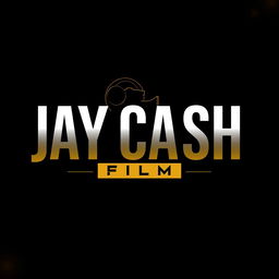 A creative and artistic logo design for 'Jaycassh Film', featuring bold and modern typography