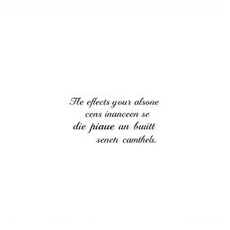 A beautifully designed wallpaper featuring an inspiring quote centered on a white background
