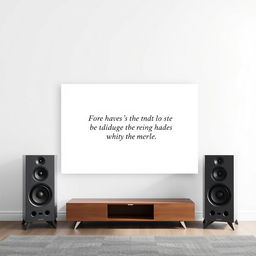 A beautifully designed wallpaper featuring an inspiring quote centered on a white background