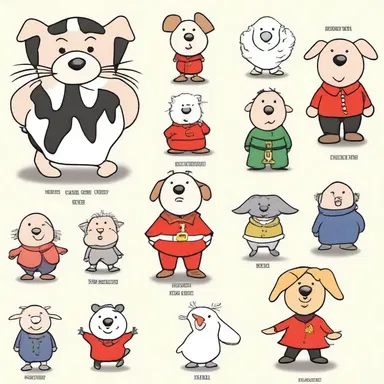 In the Manx cartoon, the characters speak in the Manx language.