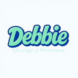 The word 'Debbie' displayed in a vibrant, bold font that closely matches the lower text in style