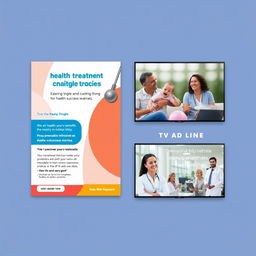 Design a creative radio and TV advertising campaign focusing on health and wellness treatments