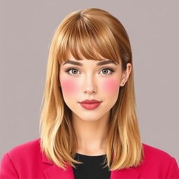 Suggest a hairstyle based on the shape of the user's face, considering their unique features such as jawline, forehead size, and cheekbone prominence