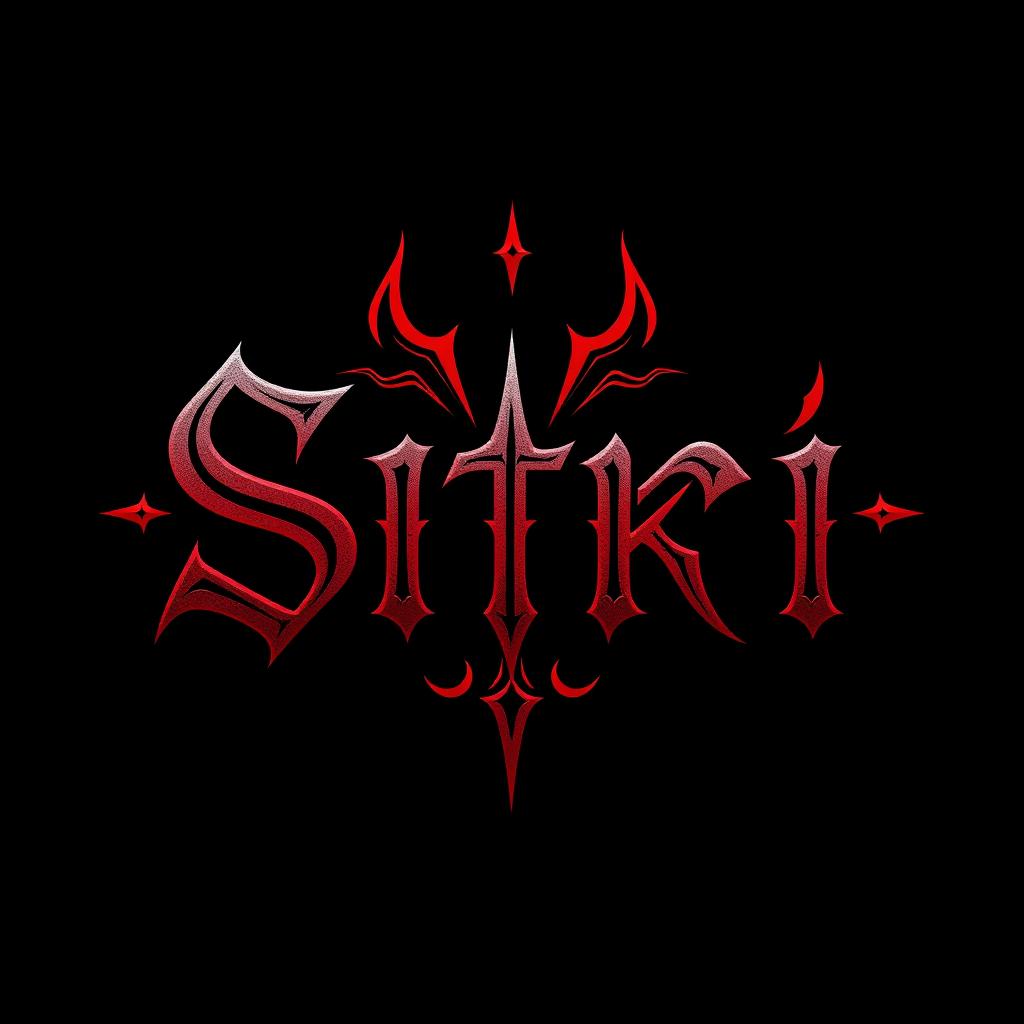 A stylized logo featuring the word 'Sitri' integrated with intricate devil symbols