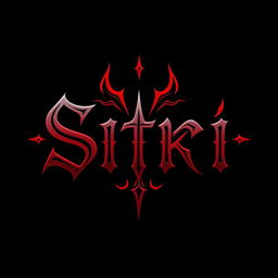 A stylized logo featuring the word 'Sitri' integrated with intricate devil symbols