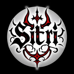 A stylized logo featuring the word 'Sitri' integrated with intricate devil symbols