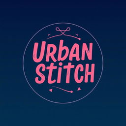 Create a logo for a clothing company named 'Urban Stitch'