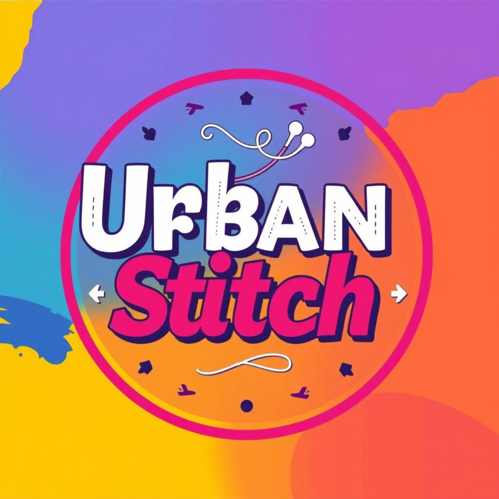 Create a logo for a clothing company named 'Urban Stitch'