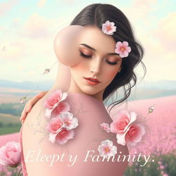 An artistic representation of a feminine form, emphasizing beauty and elegance