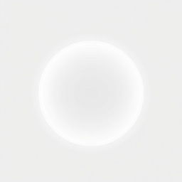 A minimalistic and modern design featuring a simplistic circular object placed against a smooth white background