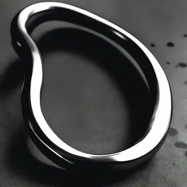 The cursed necklace in the horror story was said to have been created from a twisted Mobius strip, bringing misfortune to whoever possessed it.