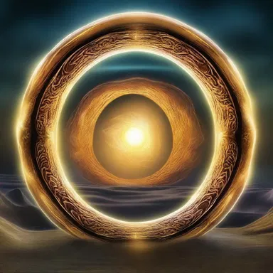 Legend has it that the ancient wizards used enchanted Mobius strips to create portals between different realms in the fantasy world.