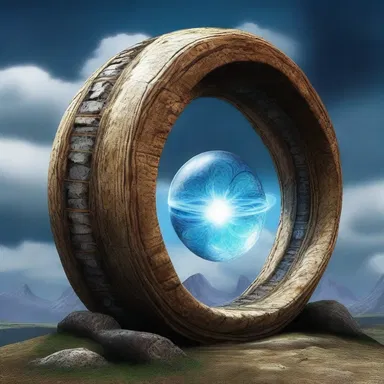Legend has it that the ancient wizards used enchanted Mobius strips to create portals between different realms in the fantasy world.
