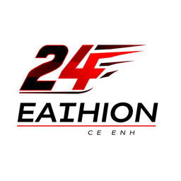 A sleek and modern logo design featuring the number '24'